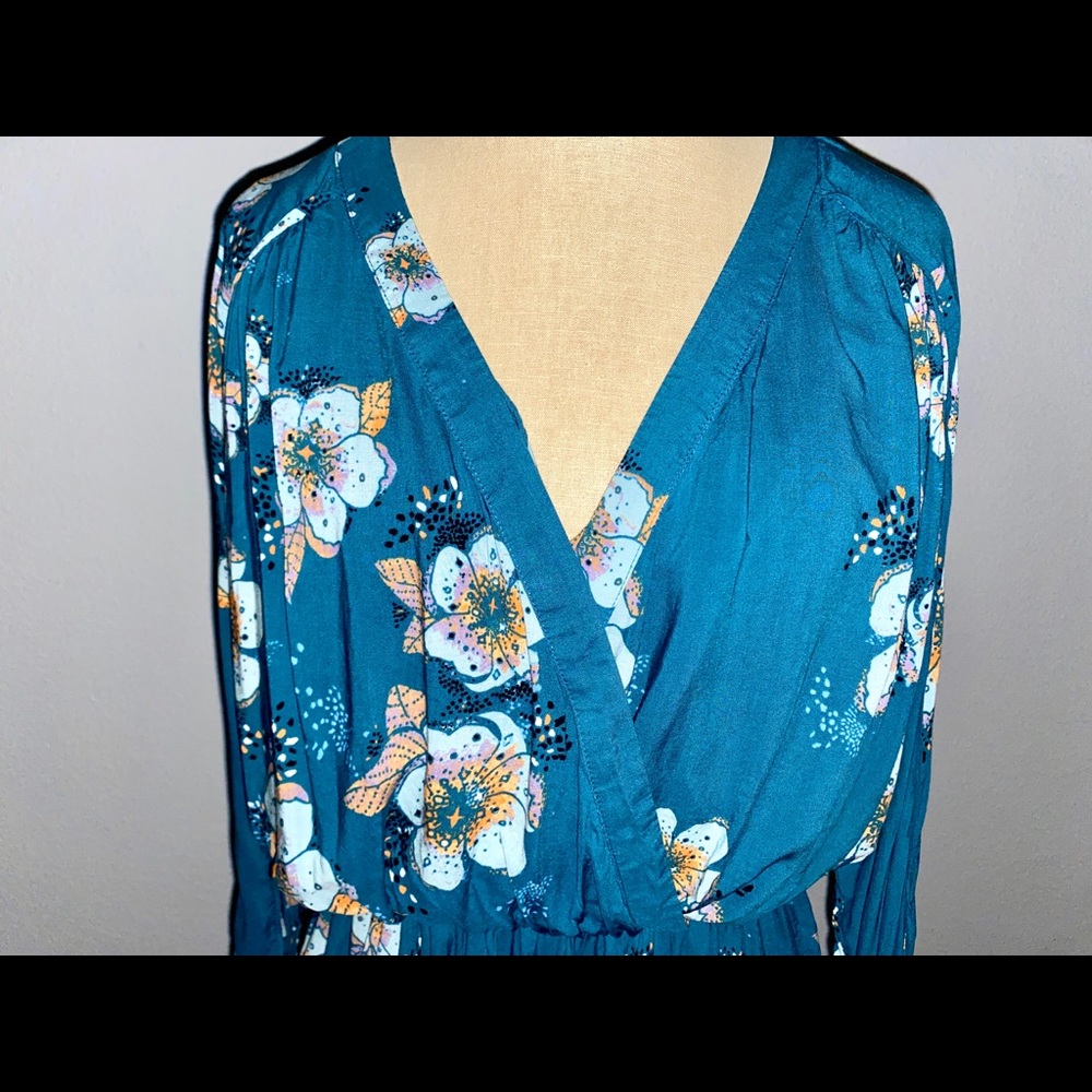 Free People Tuscan Dreams Printed Tunic sz M - Picture 8 of 15